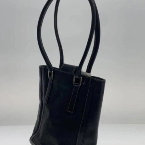 Auth Coach Canvas Shoulder Bag Black (NWOT) GRATE CONDITION - Picture 3 of 4